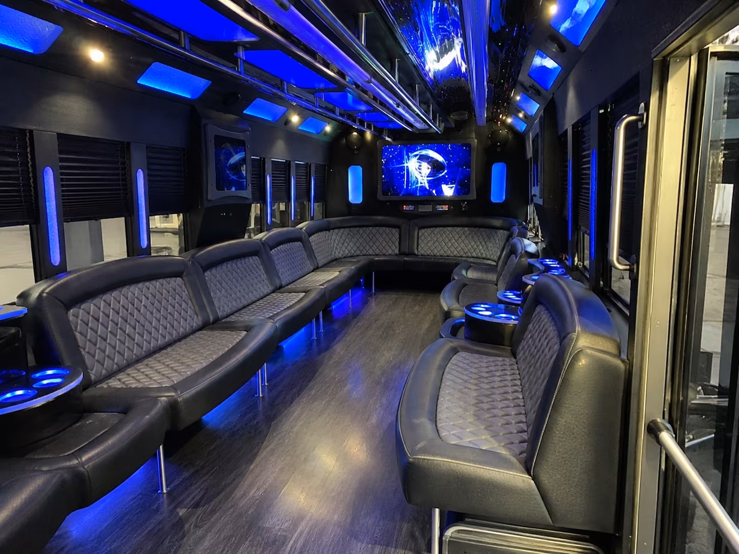 chula vista 28 passenger party bus interior