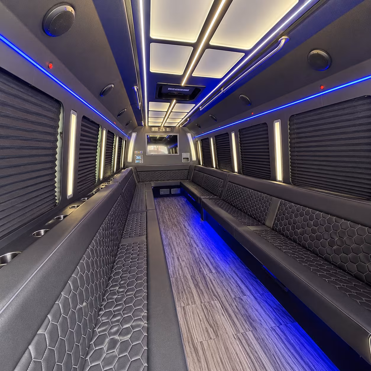 chula vista 30 passenger party bus interior