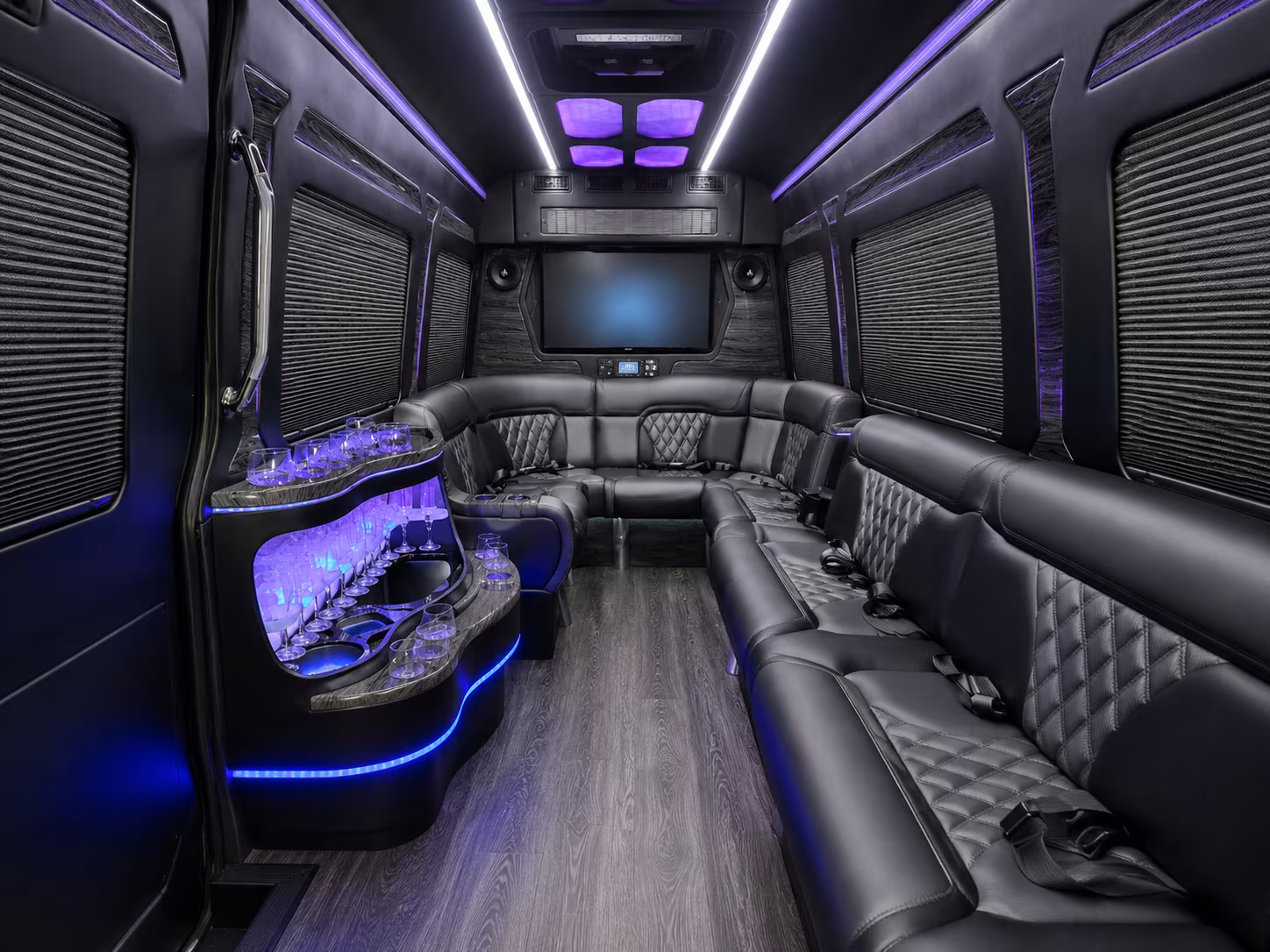 chula vista 50 passenger party bus interior