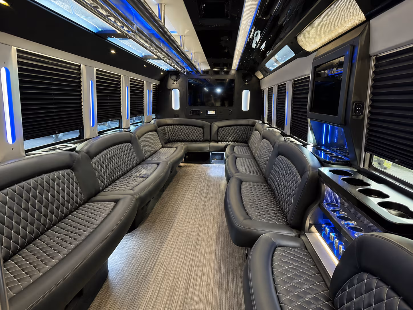 gaslamp quarter downtown san diego nightlife party bus rental